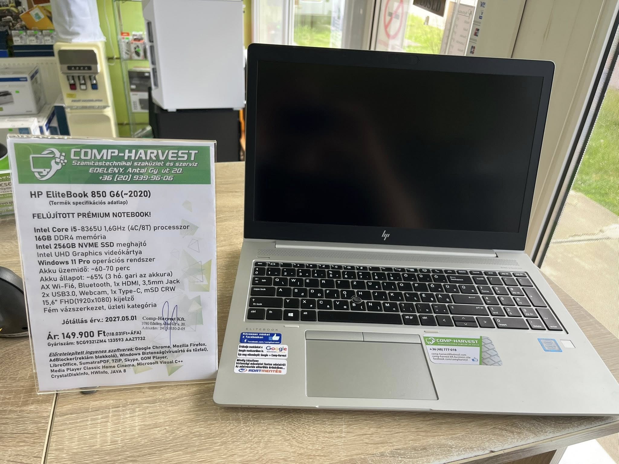 HP EliteBook 850 G6