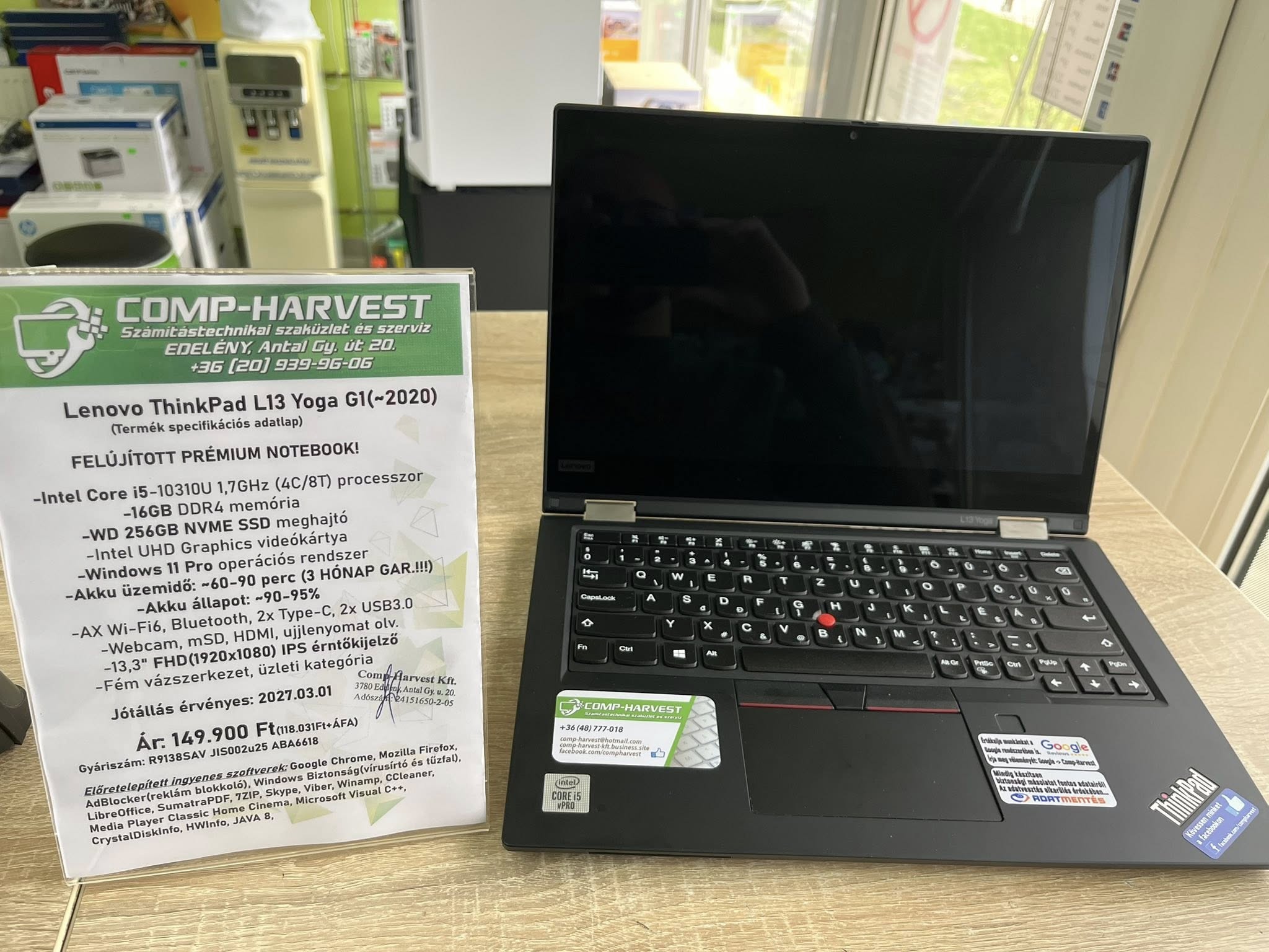 Lenovo ThinkPad L13 Yoga G1